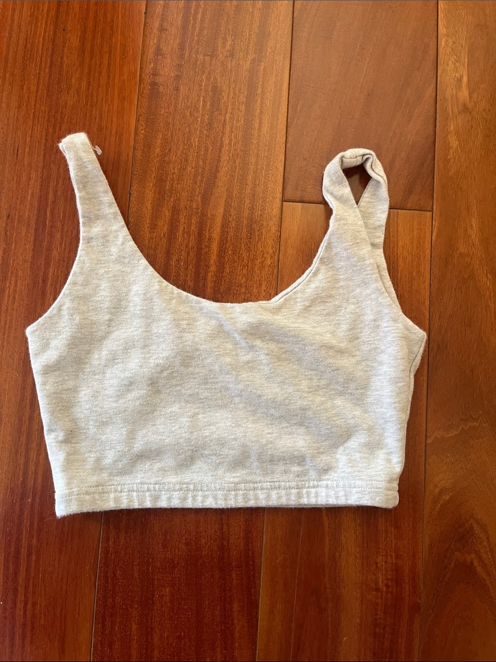 Light Gray Cropped Tee